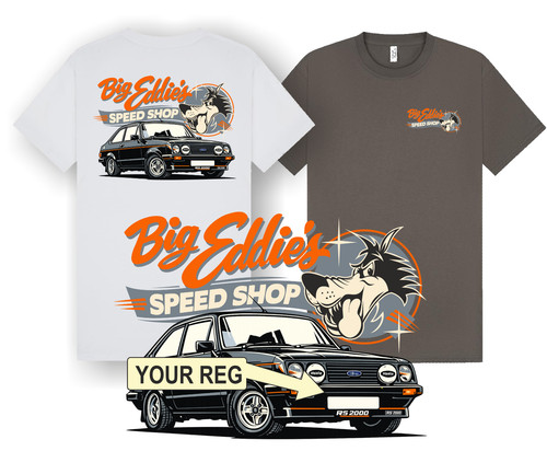 Ford escort mk2 shirt black - escort,