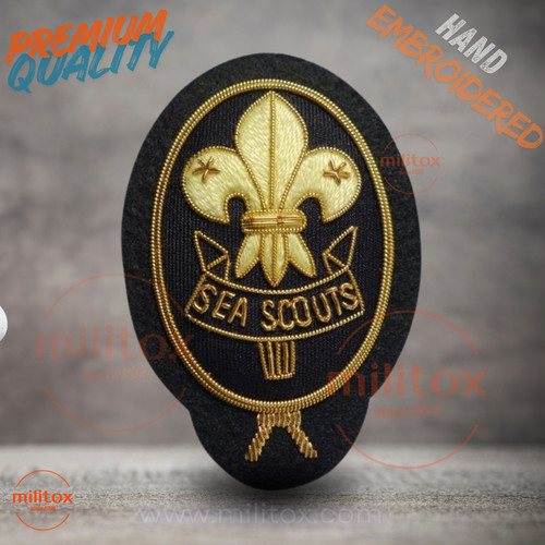 Sea scouts hand embroidered - sea,