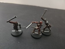 Lord Of The Rings Warhammer MESBG 3x Metal Feral Uruk Hai Isengard GW Lotr