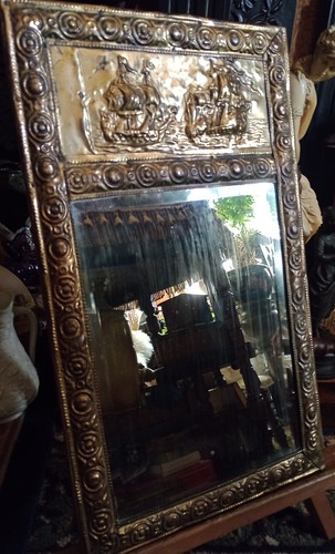 Antique brass embossed - antique,