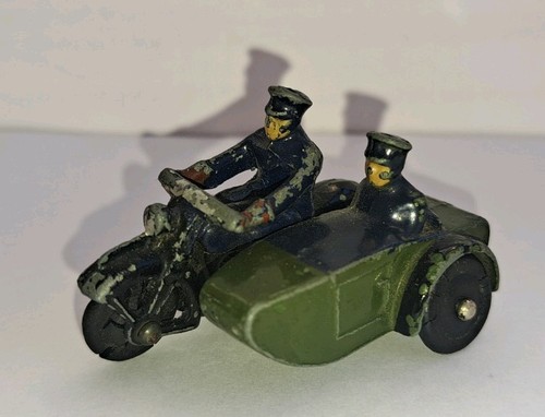 Dinky police motorcycle and - dinky,
