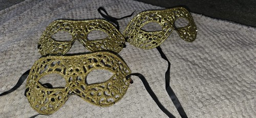Lot gold glitter - 3,