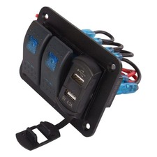 2 Gang Toggle Rocker Switch