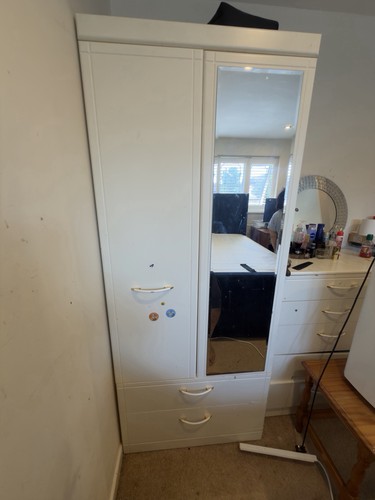 Alstons white wardrobe - alstons,