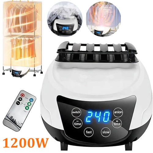 1200w heated clothes horse - heated,