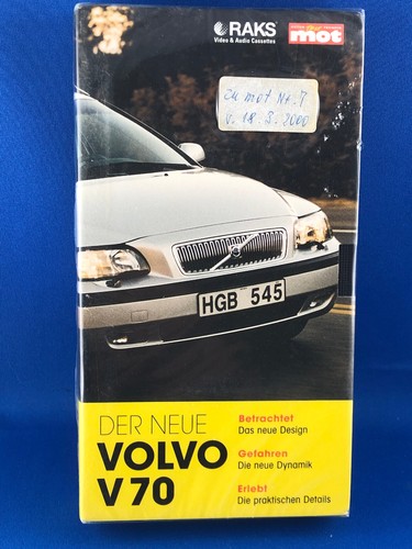 Vhs cassette volvo v70 - vhs,