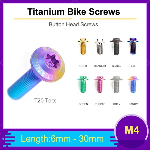 Titanium screws flanged - screws, m4