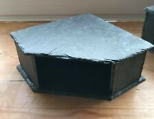 Extra Large corner Welsh slate hide out basking lizard geko dragon tortoise turt
