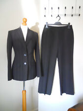 Marks & Spencer - Black pinstripe Trouser Suit - Jacket sz 8 / Trousers sz 10