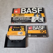BASF LH extra I Stereo SM Cassettes Tapes, 3 X 90 / Pack / New