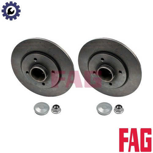 Brake disc 713 5311 - 2x, for