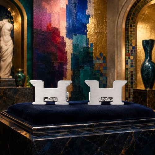 Hermès pégase cufflinks - hermès, h