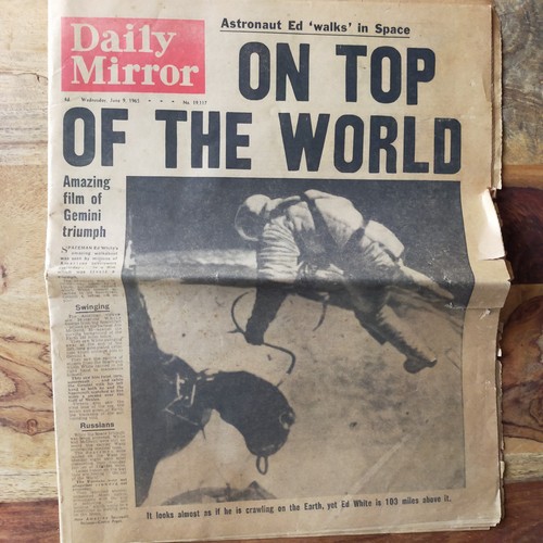 Rare vintage newspaper daily - rare,