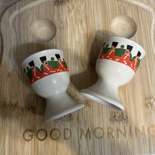 Two Vintage China Soldier Egg