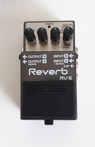 Boss reverb electric - rv-6,