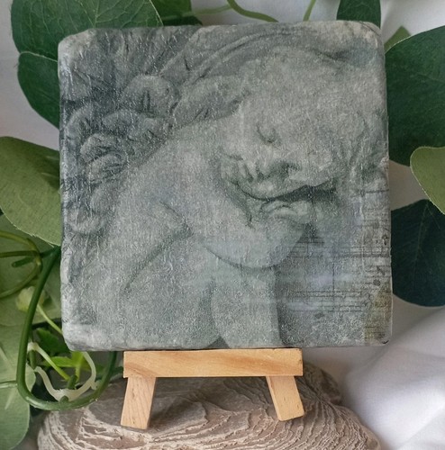 Handmade grey stone upcycled - handmade,