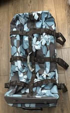 ROXY ‘Endless Vacation’ Large Blue Floral Suitcase FREE POSTAGE