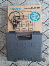 BOSS Pedal Board Carry Case BCB -30 Black for Guitar CABLES INCLUDED