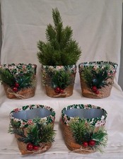 Christmas Plant Pot Decorative