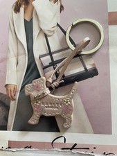 Radley Cream Leather Dog Tag /