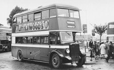 BLACK & WHITE BUS PHOTO PROVINCIAL of FAREHAM AEC MANDATOR EOR 251