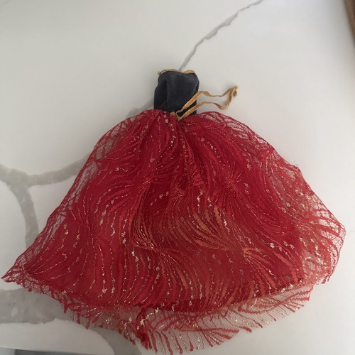 Vintage barbie doll red - in,