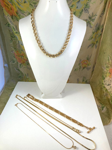 Gold tone chains assorted - gold,