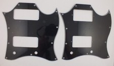 Black 5 Ply SG SPECIAL Scratch Plate to fit GIBSON SG Guitar Humbuckers or P90.