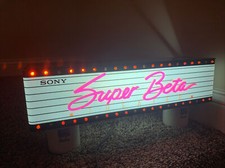 WORKING GREAT!— SONY BETAMAX SuperBeta Theater Counter Store Display VHS