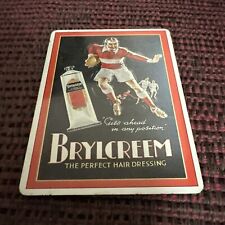 Brylcreem Hairdressing Advertising Sign with Magnet on Rear - RARE item