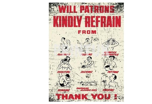 1970 swimming pool rules - 1970's,