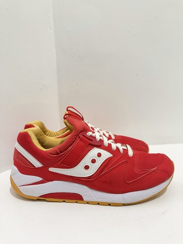 Saucony grid red - grid, white