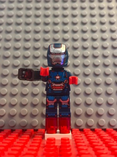 Lego marvel iron patriot - marvel:, mk1.