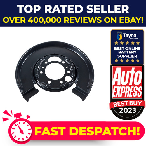 Brake disc splash - panel, rear