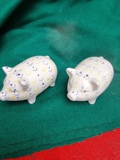 Vintage Piggy Bank Style Pig Salt and Pepper Shakers Japan