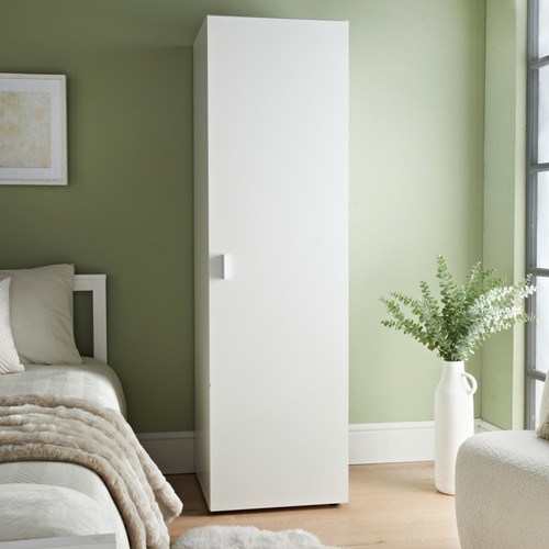 New slim white wardrobe - white, with