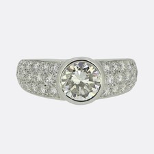 Cartier 1.28 Carat Diamond Engagement Ring