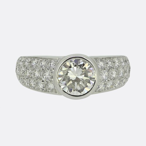 Cartier carat diamond - 1.28,