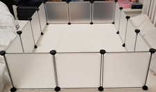 C&C CC Cage Run Guinea Pig Rabbit 3 x 4 or 2 x 5 | 14 Panels 28 Connectors