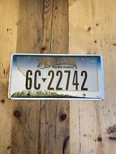 Vintage Montana - Big Sky Country - US Car License Number Plate 6C 22742