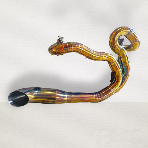 Exhaust gold collor - collor, into