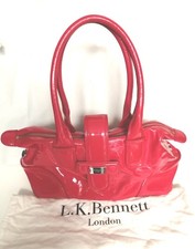 L.K. Bennett Red Patent