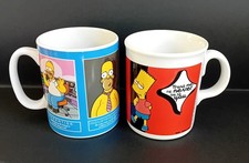 The Simpsons Homer Mug Work Place Quotes 2008 Fox Studios & Bart 1998 Trust Me