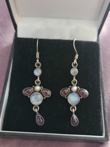 Silver 925 moonstone - silver,