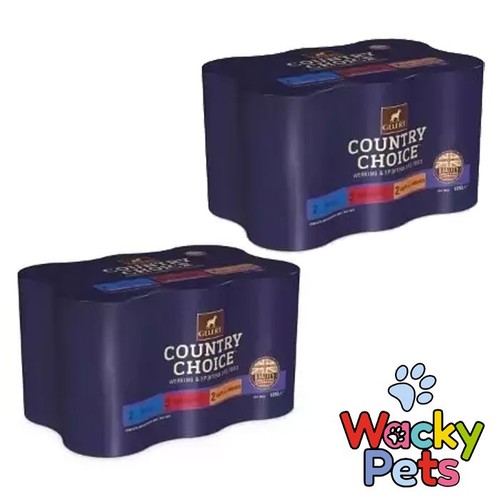 Dog food tins gelert country - dog,