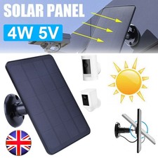 4W 5V Solar Cell Panel Solar Battery Charger for Ring Stick Up&Spotlight Cam
