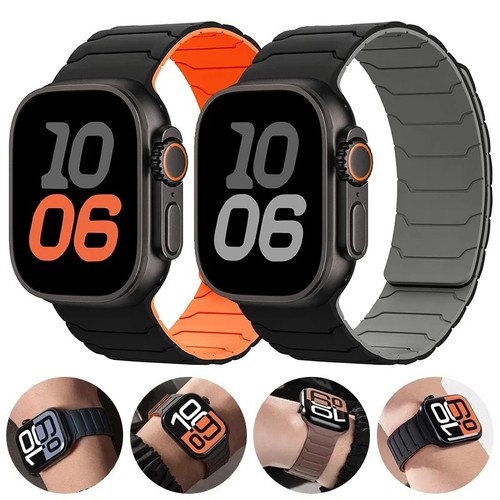Magnetic silicone band for - band,