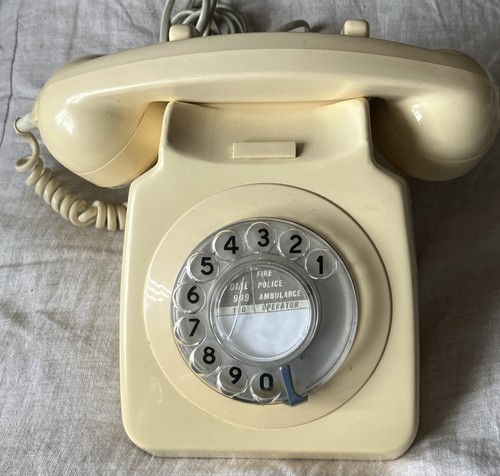 Vintage retro corded phone old - corded,