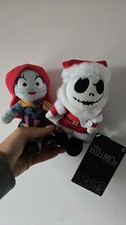 Disney Store Genuine NuiMos NBC Sally & Jack Skellington Posable Plushes