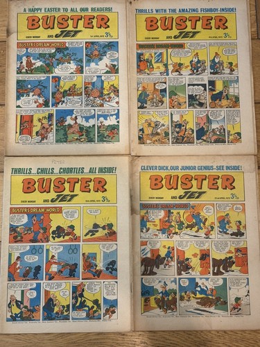Buster and jet comics - x,